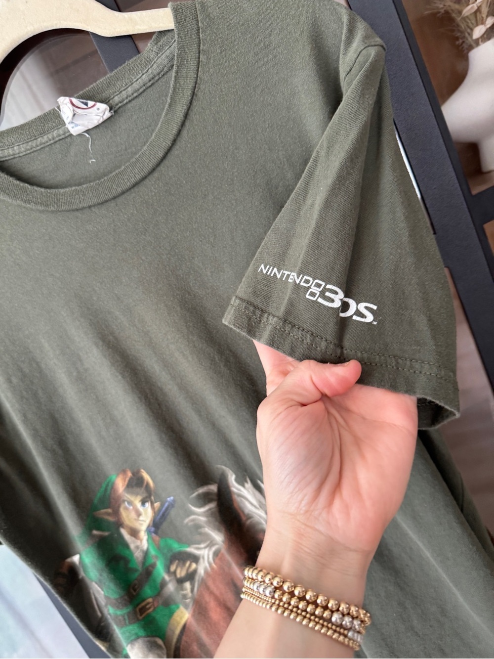 Y2k Nintendo 3DS The Legend of Zelda: Ocarina of Time graphic tee horse tshirt - Picture 3 of 8